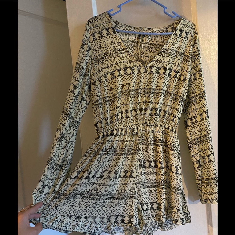 Long sleeve romper